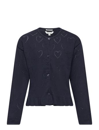 Heart Cardigan Navy Tom Tailor