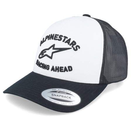 Alpinestars - White trucker Caps - Triple Hat White/Black/White Trucker @ Hatstore