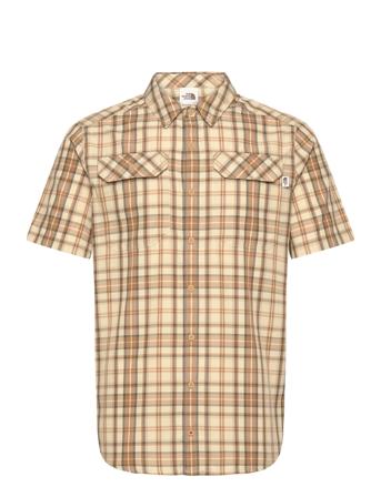 M S/S Pine Knot Shirt-Eu Sport Sport Clothing Sport Tops Sport Shirts Beige The North Face
