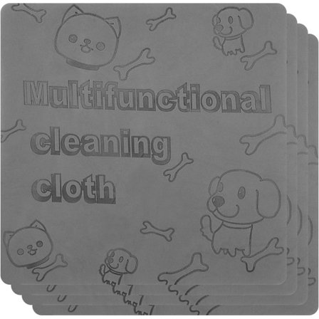 4 kpl Kosteaa Puhdistusliinaa, Kosteuttava Pölyliina Maaginen Pölynpuhdistussieni, Uudelleenkäytettävät Raidattomat Puhdistusliinat, Pehmeä Sieni