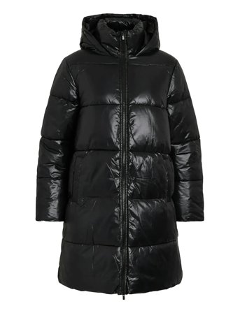 Vila | Vilidda L/S Hood Shinny Puffer Jacket | 38