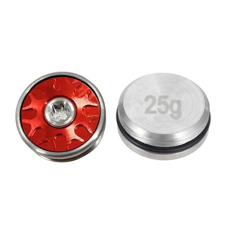 2 stk. golfslagvægte skruer passer til Stroke Lab Putter køllehoveder Rød