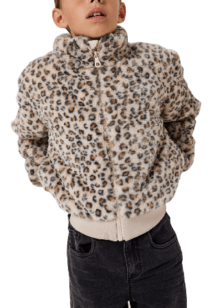 Name It Nkfmila Jacka i fuskpäls Ytterplagg Dam Flerfärgad 158