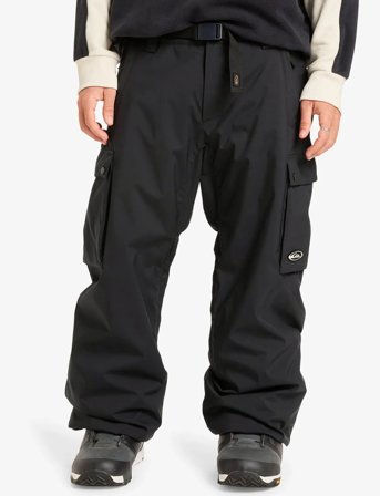 Quiksilver Snow Down Cargo Pt - Black - L