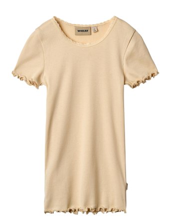 Wheat | Rib T-Shirt S/S Katie | 110