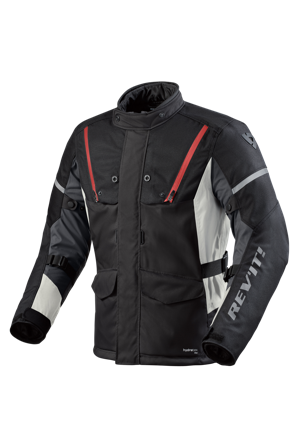 Motorradjacke Rev'It! Horizon 3 H2O Schwarz/Rot M