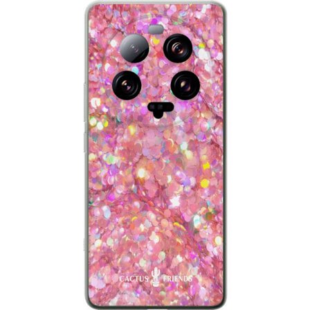 Kompatibelt Mobildeksel til Xiaomi Xiaomi 13 Ultra Cactus and Friends – PinkGlitter