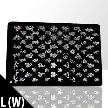 Leimauslevy - Kynsikoristeet - L(L) - Suorakulmio