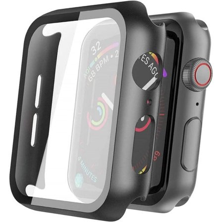 Apple Watch Skærmbeskytter, hårdt PC-etui med HD Klar Hærdet IC