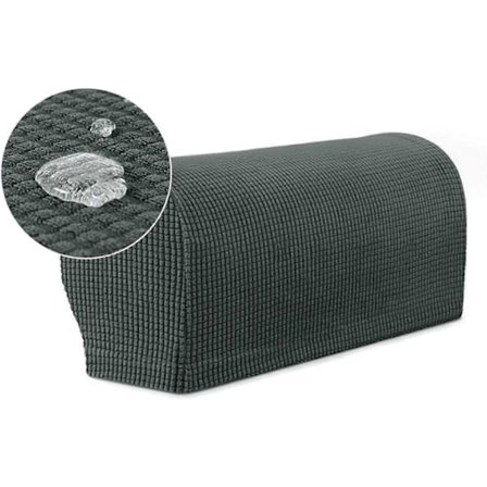 Stretch Armlenestopptrekk Stoler Sofa Stoff Myk Armlenestopptrekk Vaskbar Møbelbeskytter for Recliner Antislipp db