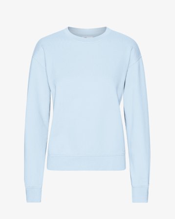 Women Classic Organic Crew - Polar Blue L