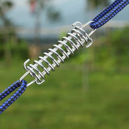 Telt Sterk Vind Fjær Vindtau Spenne, Utendørs Camping Høyfast Stål Tau Spenne, Markise Fiksert Spenne, Fjærkrok Spenne BB