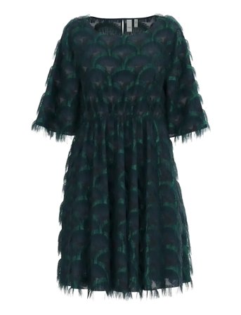 YAS Yaspazilla 3/4 A Line Dress - Show - Navy - 40