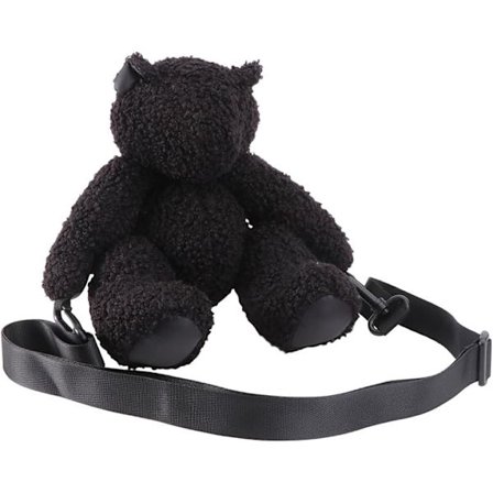 2 kpl Plushi Victory Bear -nahkainen lompakko olkalaukku keinotekoinen turkis käsilaukku lapselle