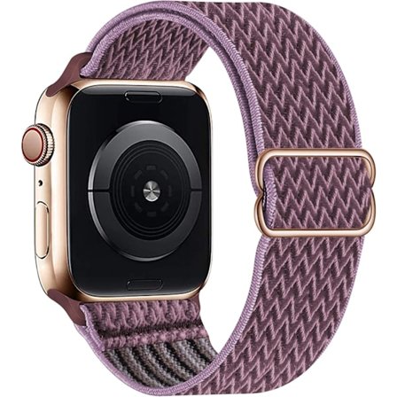 Stretchigt Solo Loop-armband kompatibelt med Apple Watch-armband
