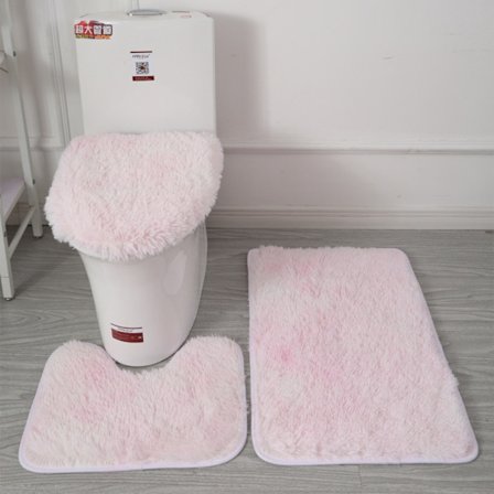 Badmatta Anti-Slip Toalettmatta ROSA