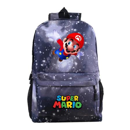 Super Mario Bros Kids Rygsæk Letvægts Laptop Rygsække Rejse Casual Taske Skoletaske Gaver C