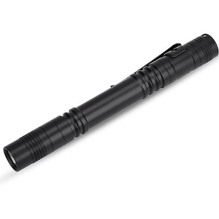 Mordely 1pc Portable Flash Light, Ultra Bright Led Flashlight Mini Pen Shape Pocket Torch For Gifts And Daily Use