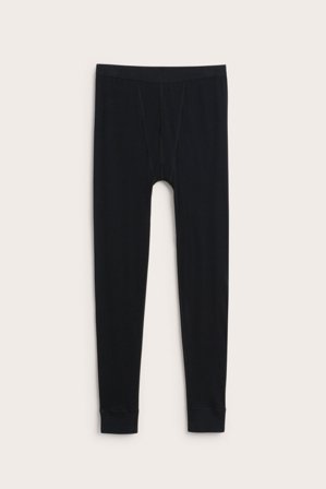 Kappahl | Långkalsonger i merinoull | Svart