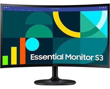 Samsung LS24D364GAUXEN - Välvd 24tum Full HD-skärm för alla dina datorbehov