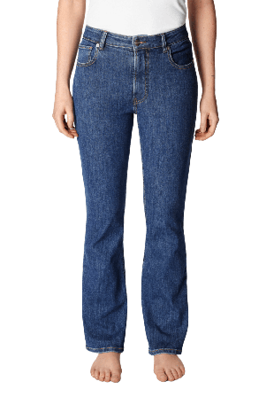 DNM7 Jeans med flare 02 Blå 42