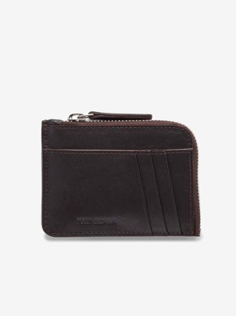 John Henric Men's Cardholder Nicola Brown Size Onesize