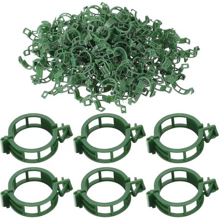 150 stk. planteclips, grønne clips, til tomater og andre vinstokke c tomatclips til støtte Vindrue espalier til vinstokke grøntsager