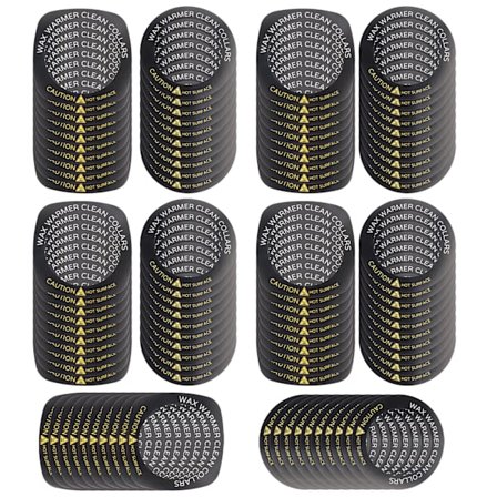 Vaxningsmaskin Rengörings Skyddspappersring Vaxvärmare Tillbehör (50 st Runda 50 st Kvadratiska)