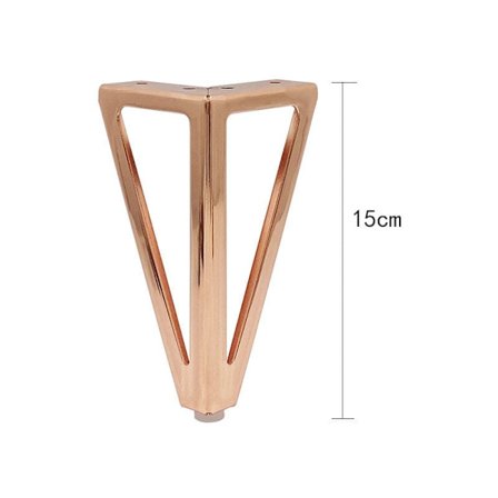 Et sett med 4 møbelben til TV-bord, salongbordben osv.