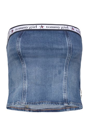 Tommy Jeans | Tommy Girl Denim Tube Top | S