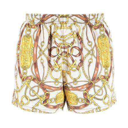 Moschino, Shorts Brązowy, Mężczyzna, Rozmiar: S