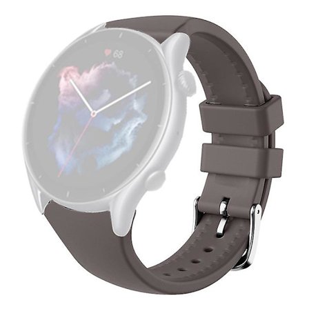 22mm silikonklockarmband för Huami Amazfti Gtr 4/gtr 3/gtr 3 Pro / Huawei Watch Gt 3 42/46mm