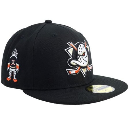 New Era - NHL Svart fitted Keps - Hatstore Exclusive x Anaheim Ducks 59FIFTY Black Fitted @ Hatstore