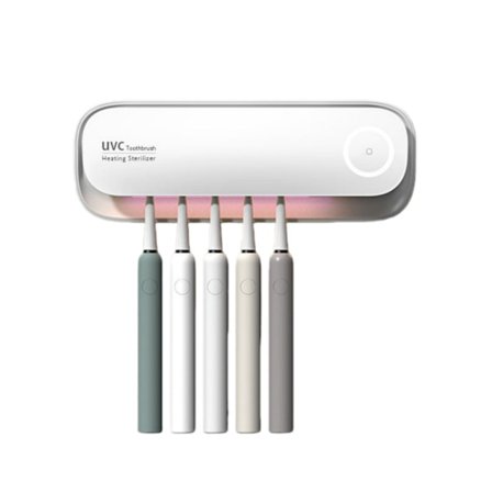 Smart Tandborste Sterilisator med Fläkttorkning & UVC Desinfektion - 24H Cykel