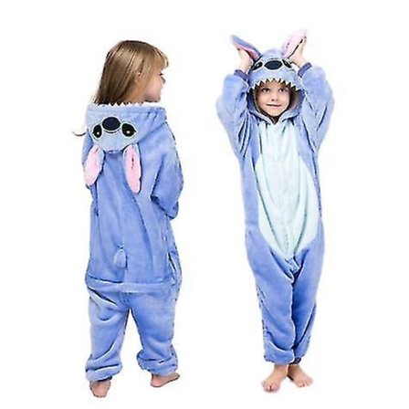 Børne Vinter Stich Pyjamas Nattøj Unicorn Onesies Drenge Piger Tæppe Sovepose Baby Kostume -a