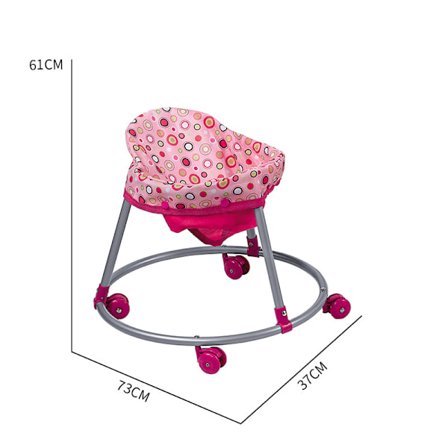 Lekesett med sammenleggbar dukkektralle, dukkeseng, dukkestol, roterende dukketilbehør (multifunksjonelt sete)