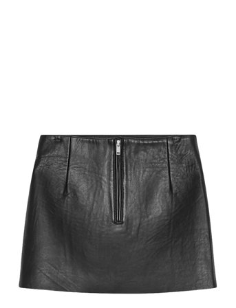 Mini Leather Skirt Black REMAIN Birger Christensen