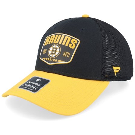 Fanatics - Schwarz Trucker Cap - Meshback Black/Yellow Gold Trucker @ Hatstore