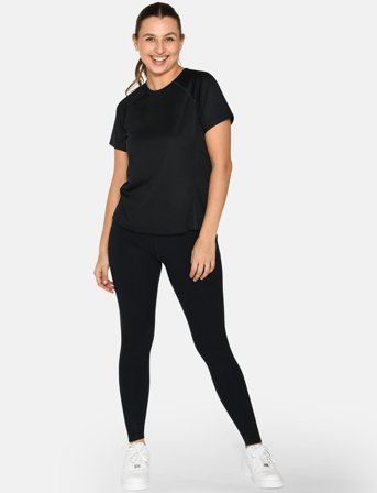 ZEBDIA Women Sports T-Shirt - Black - M