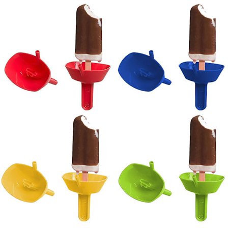 Dryppfri Popsicle-holder - Rotfri Frossen Godbit-holder Med Sugerør Til Barn