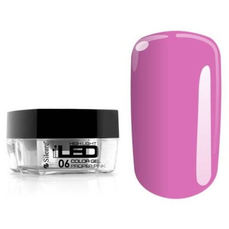 High Light LED Gel - Proper Pink - 06 - 4 g - Silcare
