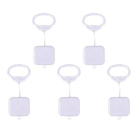 5 kpl Vedettävä Soittorasia Vedenpitävä Vedettävä Soittorasia Klassisella Tuutulaulu Melodialla Vedettävä (FMY) Valkoinen