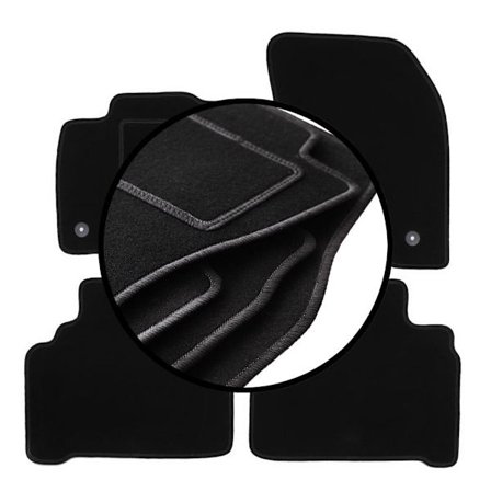 Velourmattor set för: Ford Edge MK2 SUV (2014-)_MGF