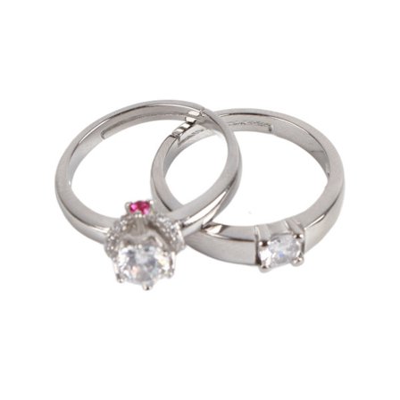 Parringar - Öppen fingeraccessoar i koppar för frieri och årsdag (1 par)