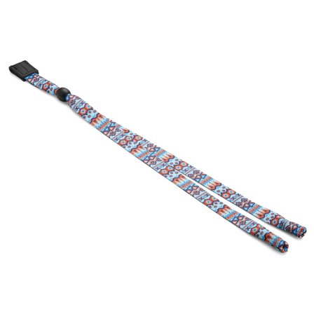 Alça Larga para Óculos de Sol Padrão Nativo Azul, Laranja e Pele para homens - Cordões para óculos