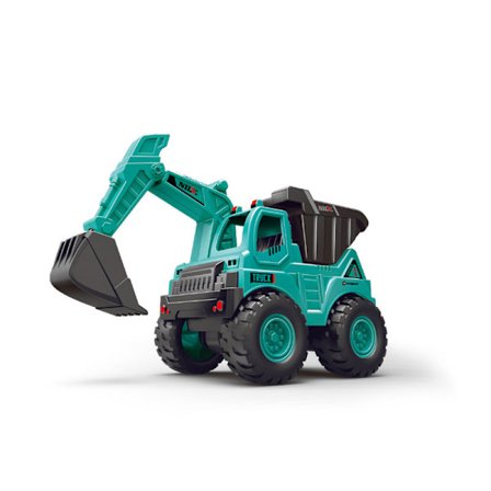 Bil legetøj glat innovativ plast simulation gravemaskine med spand til børn