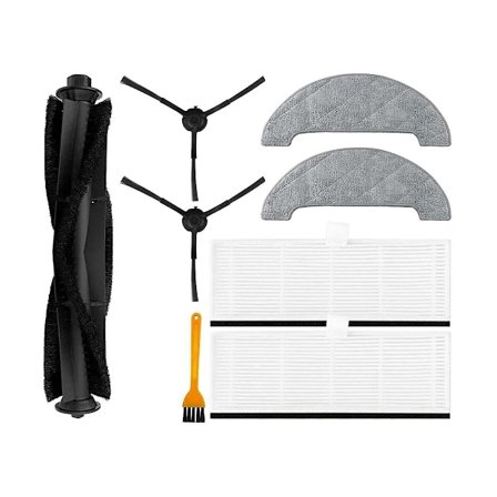 Reservdelar Huvudborste, Sidoborste, Hepa Filter, Moppduk, Kompatibel