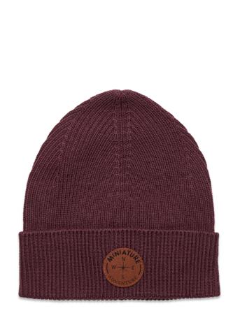 Boje Beanie Accessories Headwear Hats Beanies Burgundy Mini A Ture