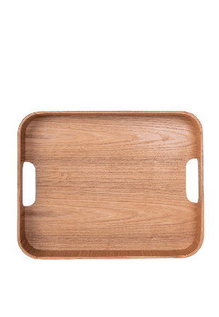 Sagaform Hanna Bricka Köksredskap Brun 35x28x4,5cm