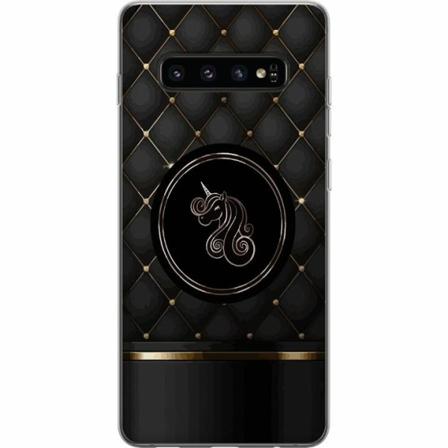 Samsung Galaxy S10 Mjukt Skal - Luxury Unicorn